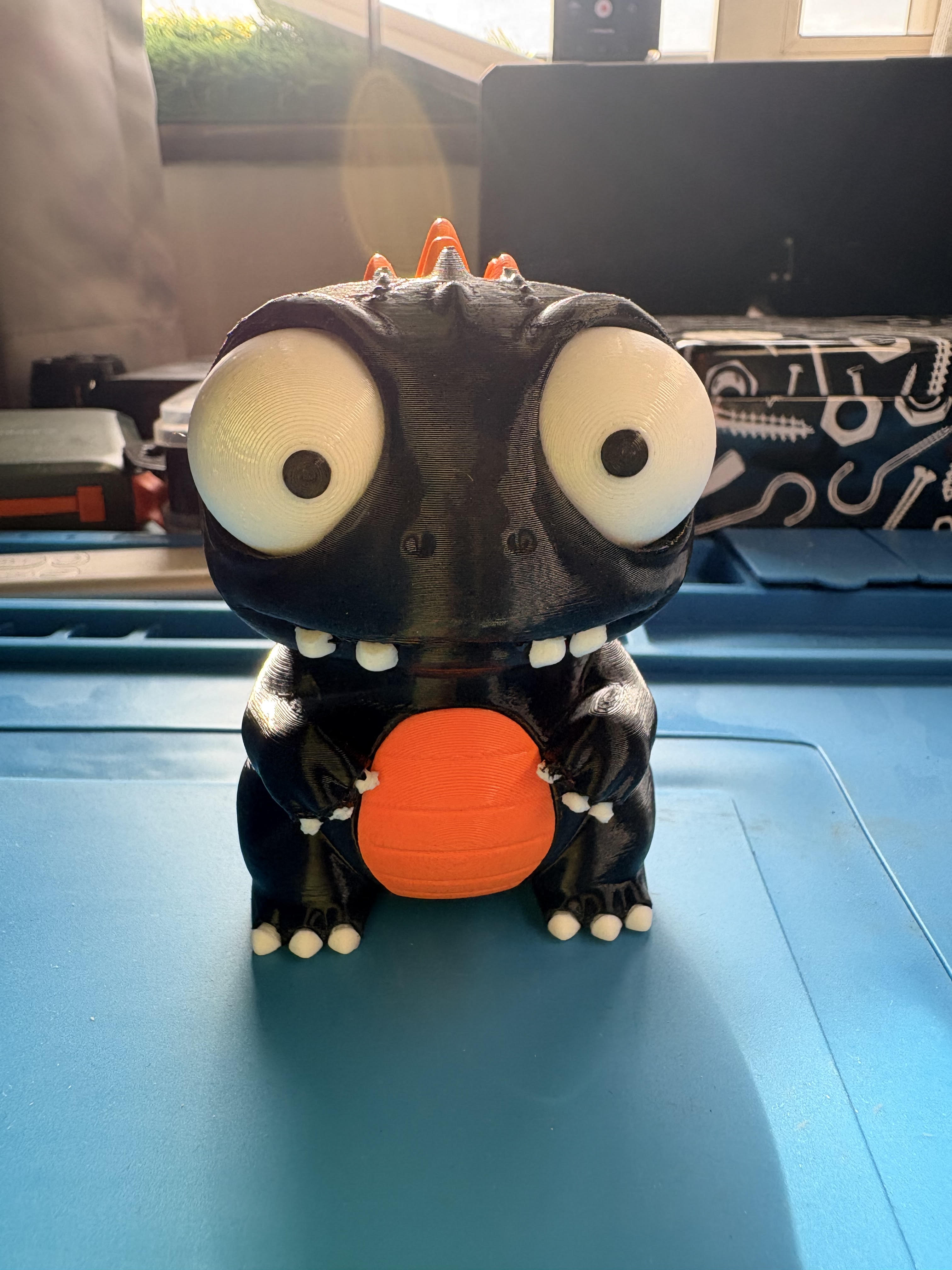 Dino with a ball